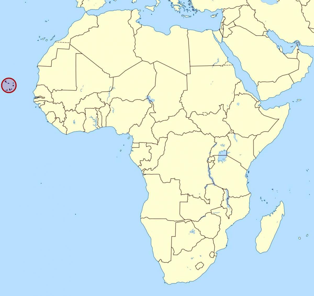 kat jeyografik nan Cape Verde kat jeyografik kote